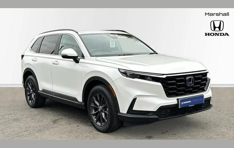 Premium paint platinum white New 2025 Honda CR-V Elegance SUV | £36,990 (Fair price) - Image 1/4