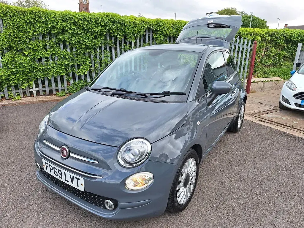 Used Fiat 500 Lounge 69 HP (50 kW) 2019 Grey Hatchback