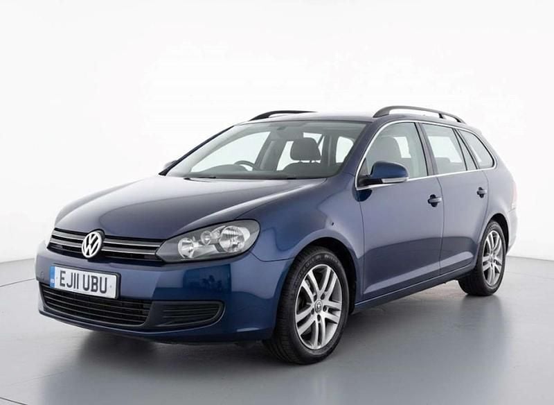 Used VW Golf VI SE 105 HP (77 kW) 2011 Blue Hatchback