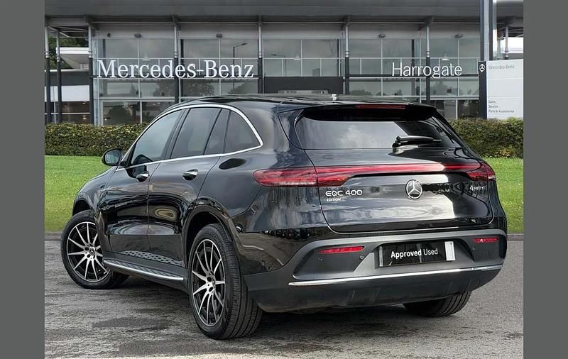 Used Mercedes EQC400 AMG line 300 kW (408 HP) 2023 Black SUV