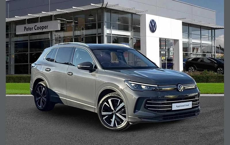 Grey Used 2024 VW Tiguan Elegance SUV | £32,991 (A bit pricey) - Image 1/4