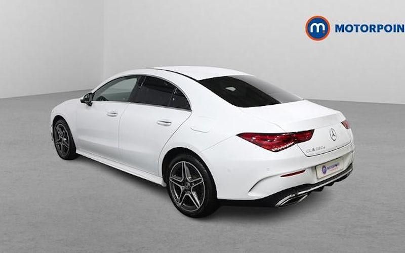 Used Mercedes CLA250e AMG Line Premium 218 HP (160 kW) 2021 White Sedan