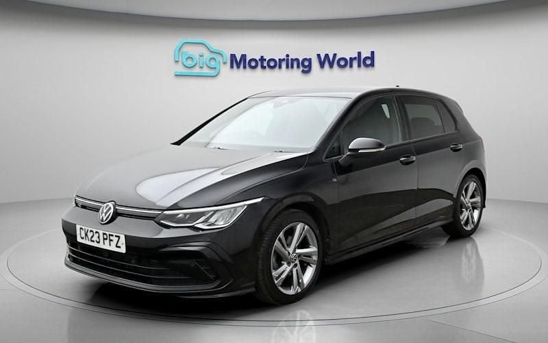 Used VW Golf VIII R-line 150 HP (110 kW) 2023 Black Hatchback