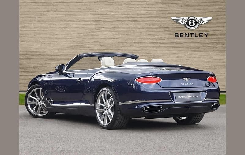 Used Bentley Continental GT Convertible 625 HP (459 kW) 2020 Blue Cabriolet