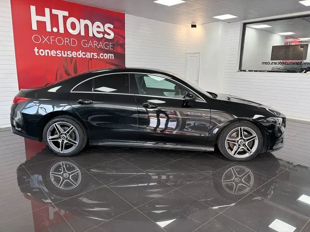 Used Mercedes CLA220 AMG line 190 HP (139 kW) 2021 Black Coupe