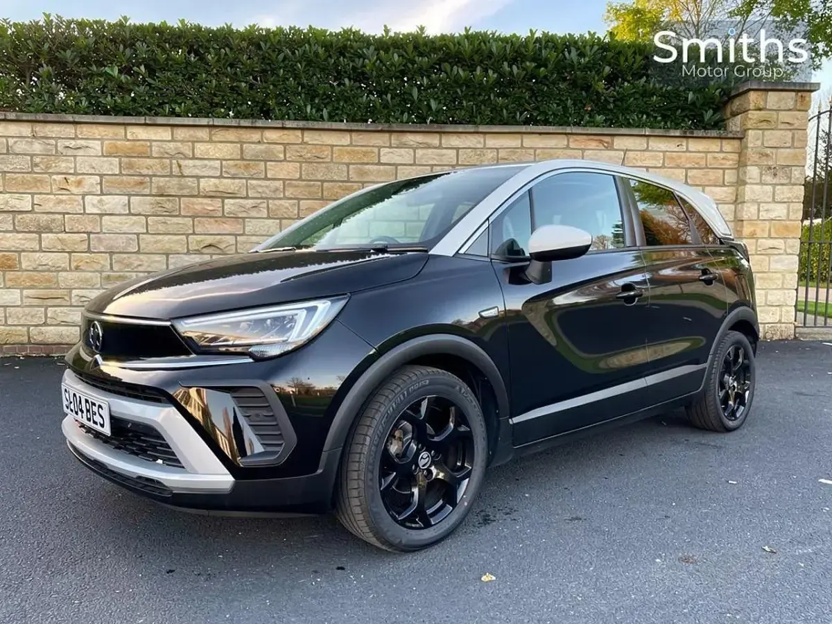 Begagnad Vauxhall Crossland S 82 HK (60 kW) 2021 Svart SUV
