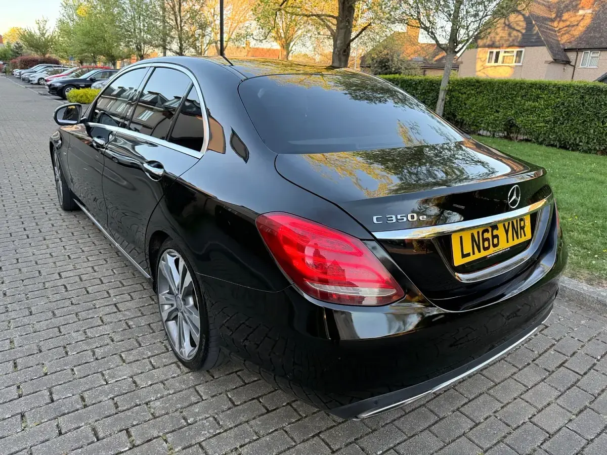 Used Mercedes C350e Premium 2016 Black Sedan