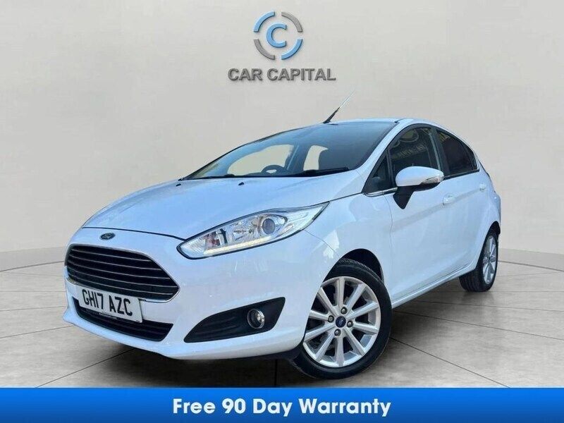 White Used 2017 Ford Fiesta Titanium Hatchback | £5,492 (Good price) - Image 1/3