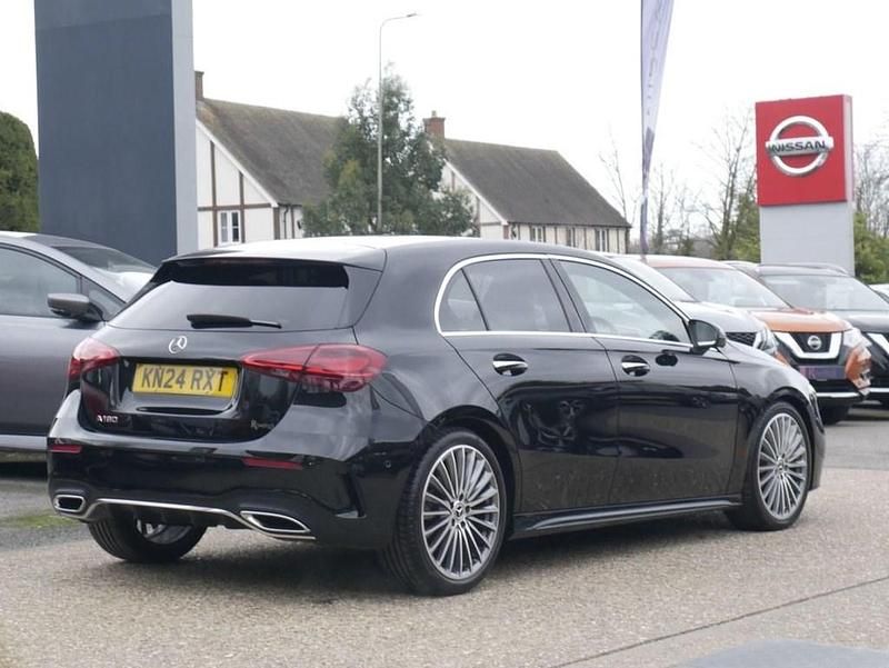 Used Mercedes A180 AMG line 136 HP (100 kW) 2024 Black Hatchback