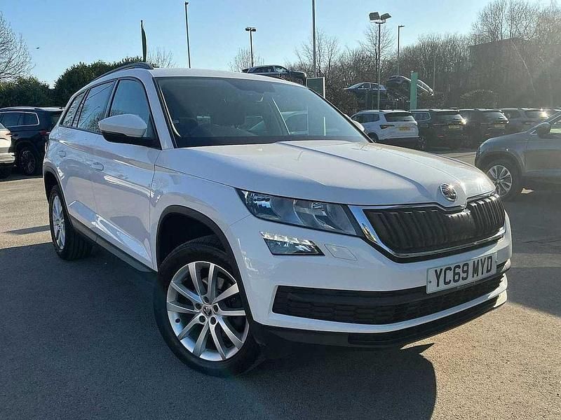 Used Skoda Kodiaq SE 150 HP (110 kW) 2019 White SUV