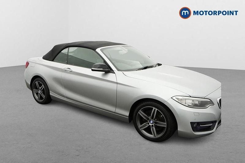 Silver Used 2016 BMW 220 Sport Line Cabriolet | £13,549 (Fair price) - Image 1/4