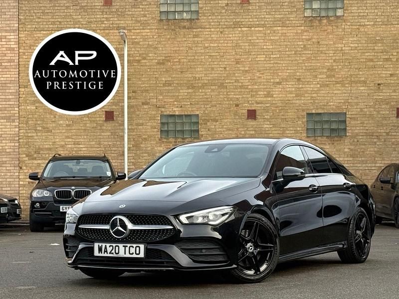 Used Mercedes CLA200 AMG line 163 HP (119 kW) 2020 Black Coupe