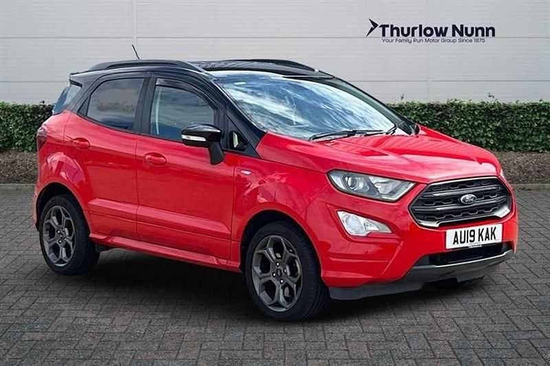 Red Used 2019 Ford Ecosport ST-Line SUV | £10,000 (Good price) - Image 1/1