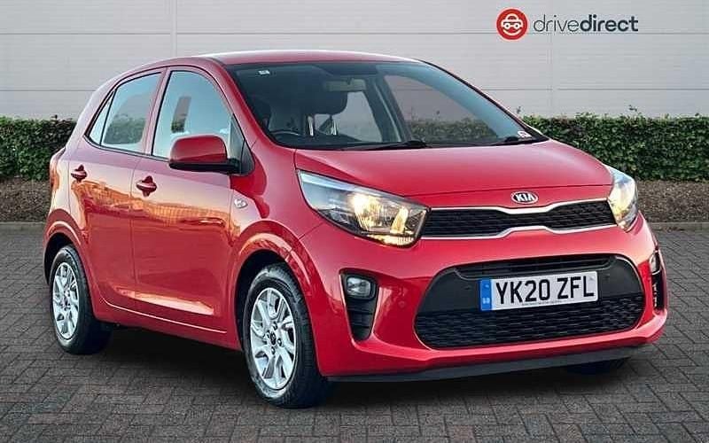 Red Used 2020 Kia Picanto Hatchback | £7,298 (Fair price) - Image 1/4