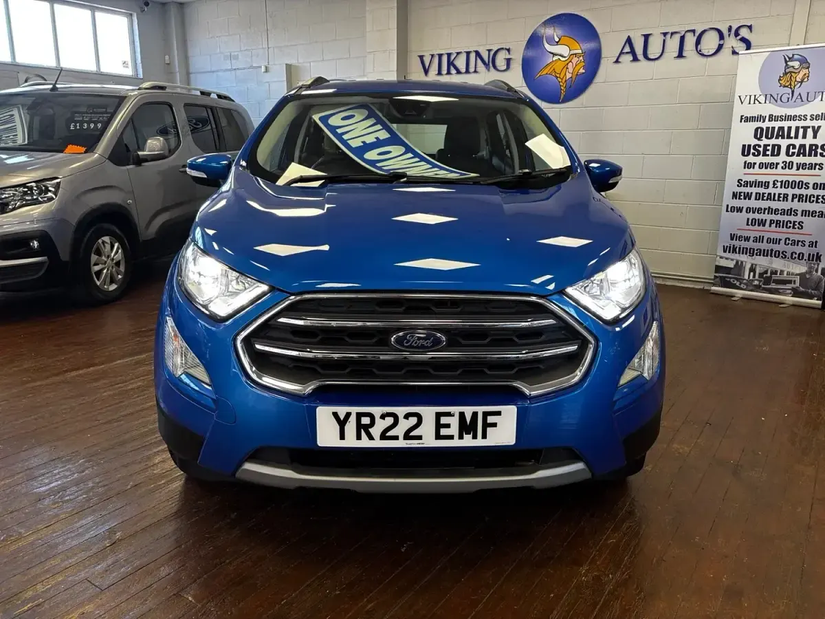 Used Ford Ecosport Titanium 125 HP (91 kW) 2022 Blue SUV