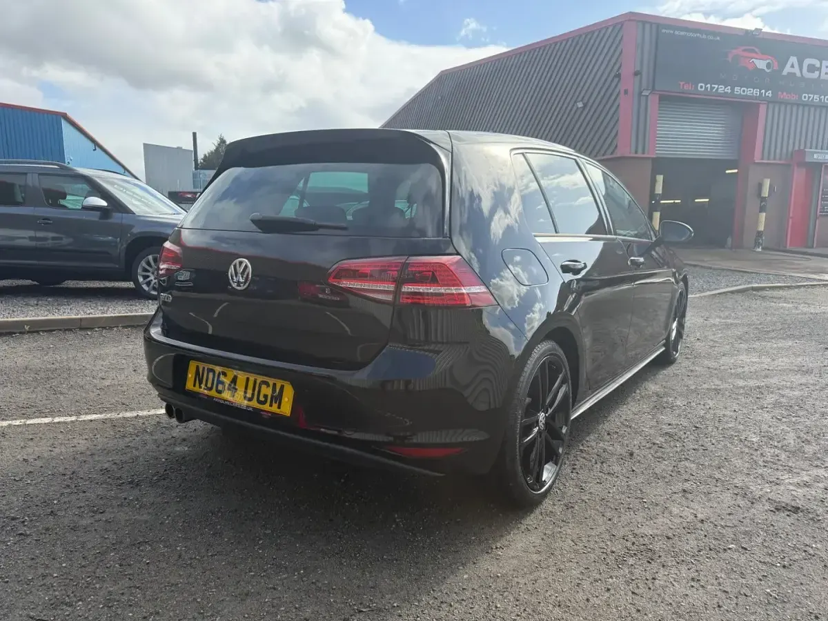 Used VW Golf VII GTD 181 HP (133 kW) 2014 Black Hatchback