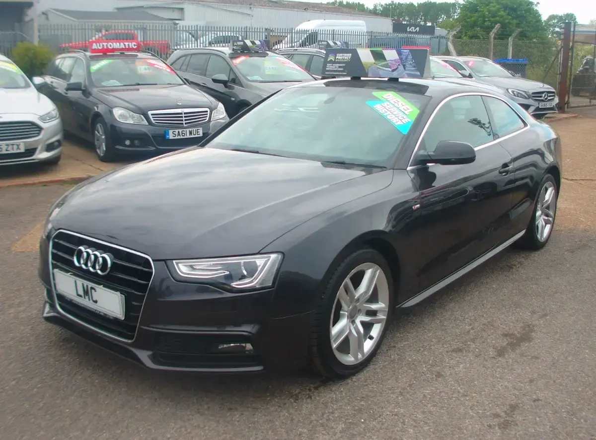 Used Audi A5 S-Line 190 HP (139 kW) 2016 Grey Coupe