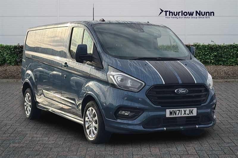 Used Ford Transit Custom Sport 185 HP (136 kW) 2021 Blue Van
