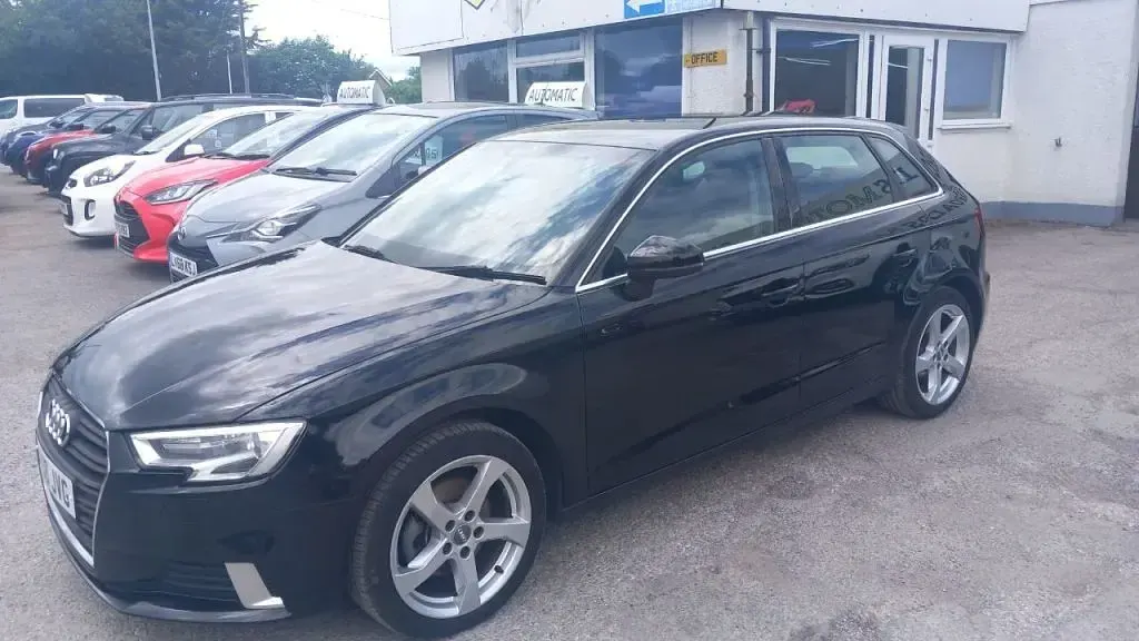 Used Audi A3 Sport 150 HP (110 kW) 2018 Black Sedan