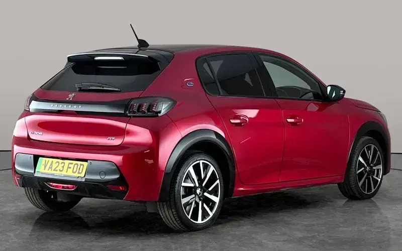 Used Peugeot e-208 GTi 100 kW (136 HP) 2023 Red Hatchback