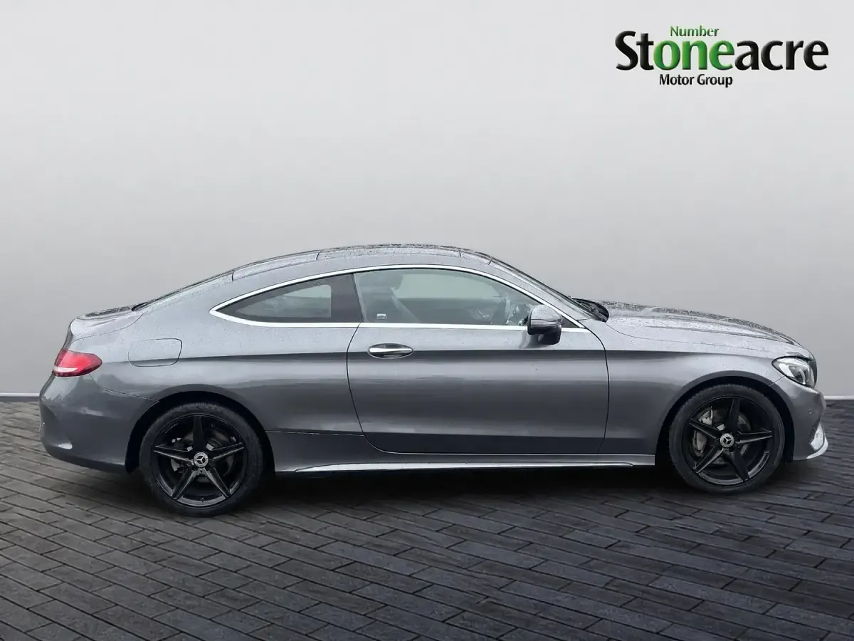 Used Mercedes C200 AMG Line Premium 184 HP (135 kW) 2018 Grey Coupe