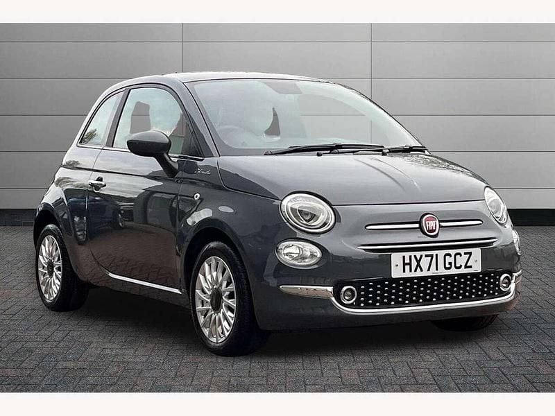 Tech house grey Used 2021 Fiat 500 Dolcevita Hatchback | £10,790 (Fair price) - Image 1/2