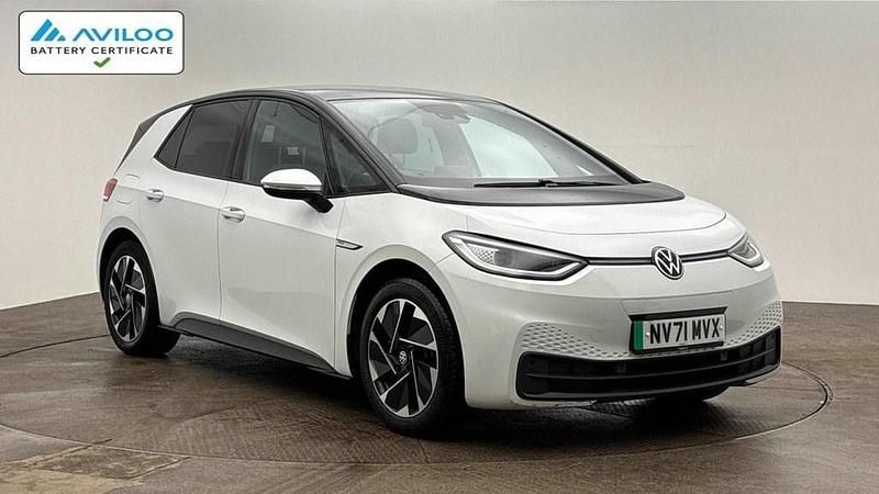 Used VW ID.3 Pro Performance 150 kW (204 HP) 2021 White Hatchback