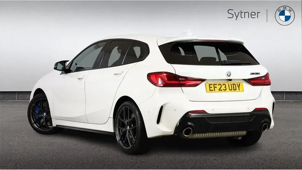 Used BMW M135 Comfort Edition 306 HP (225 kW) 2023 Alpine white Hatchback
