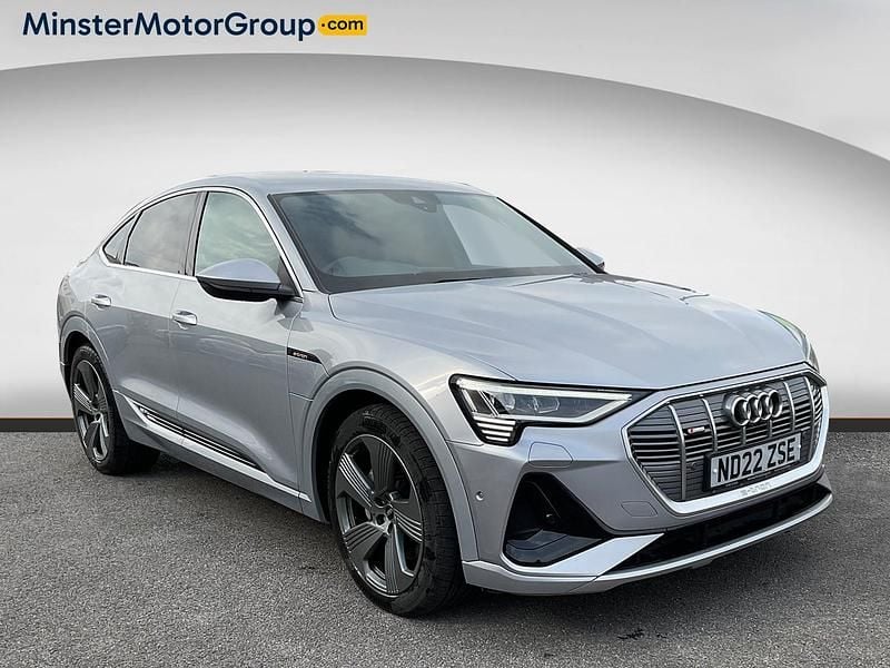 Silver Used 2022 Audi e-tron S-Line SUV | £23,890 (Good price) - Image 1/4