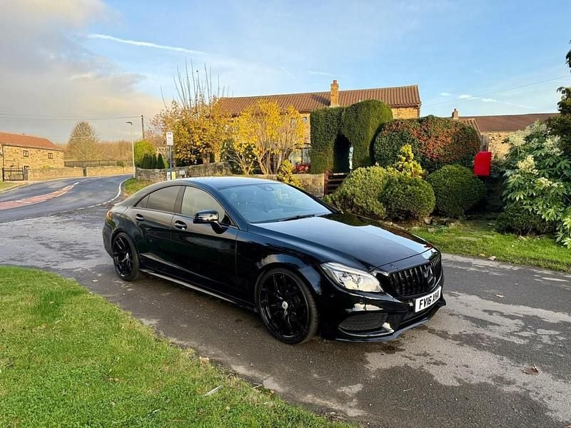 Black Used 2016 Mercedes CLS220 AMG line Coupe | £9,995 (Super price) - Image 1/4