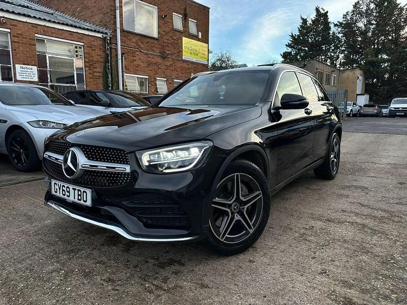 Black Used 2019 Mercedes GLC220 AMG line Estate | £22,825 (Good price) - Image 1/4