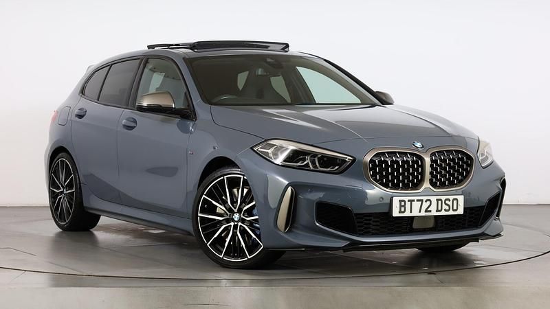 Grey Used 2022 BMW M135 Comfort Edition Hatchback | £32,000 (Expensive) - Image 1/4