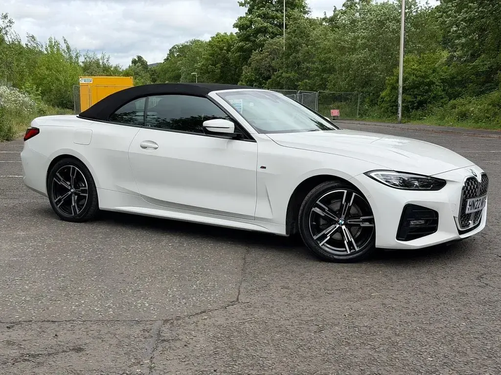 Used BMW 420 Cabriolet M Sport 184 HP (135 kW) 2022 White Cabriolet