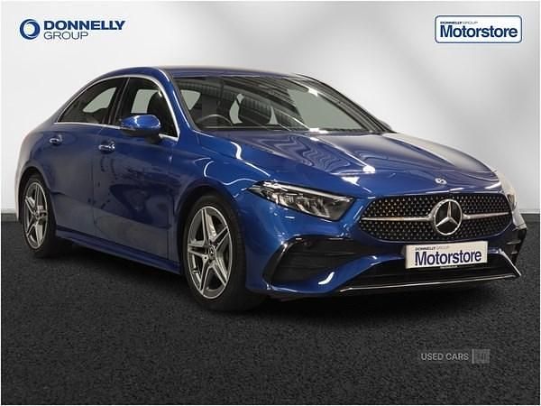 Used Mercedes A180 AMG Line Premium 136 HP (100 kW) 2024 Blue Sedan
