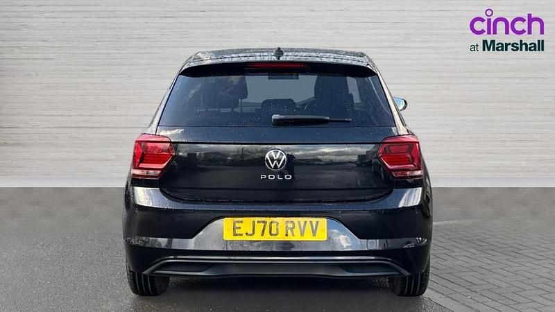 Used VW Polo Match 80 HP (58 kW) 2020 Black Hatchback