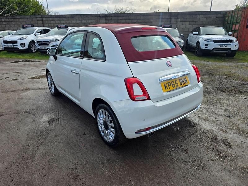 Used Fiat 500C Lounge 69 HP (50 kW) 2015 White Cabriolet