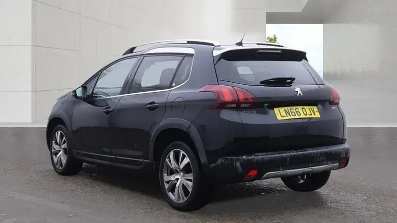 Used Peugeot 2008 Allure 97 HP (71 kW) 2016 Black SUV