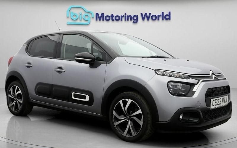 Grey Used 2022 Citroën C3 PureTech Hatchback | £10,500 (Good price) - Image 1/4