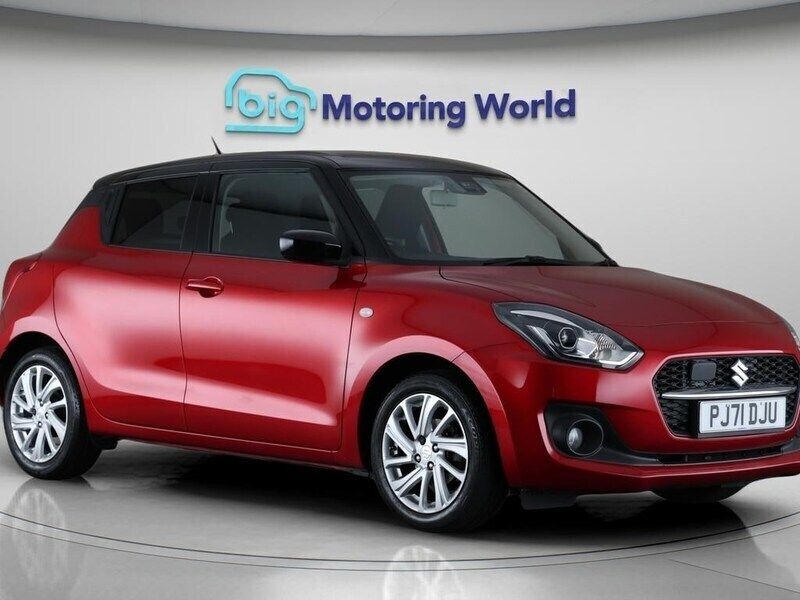 Red Used 2021 Suzuki Swift SZ-T Hatchback | £11,000 (Fair price) - Image 1/4