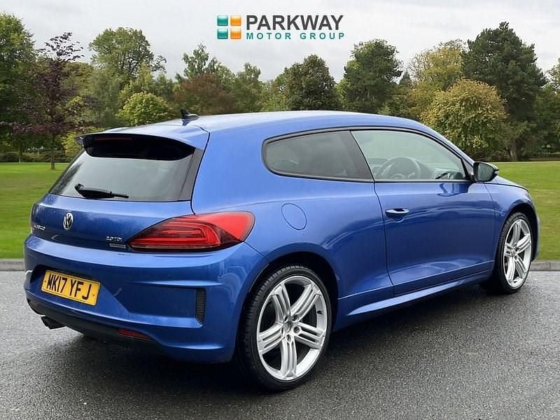 Begagnad VW Scirocco R-line 2017 Blå Sportkupé