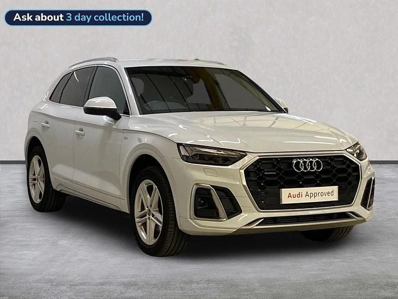 White Used 2022 Audi Q5 S-Line SUV | £28,902 (Good price) - Image 1/2
