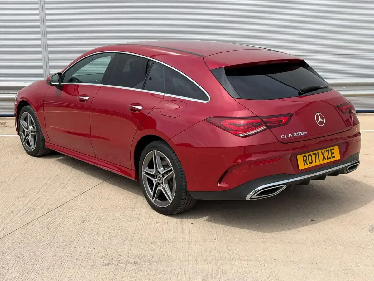Used Mercedes CLA250 AMG Line Premium 2021 Red Sedan