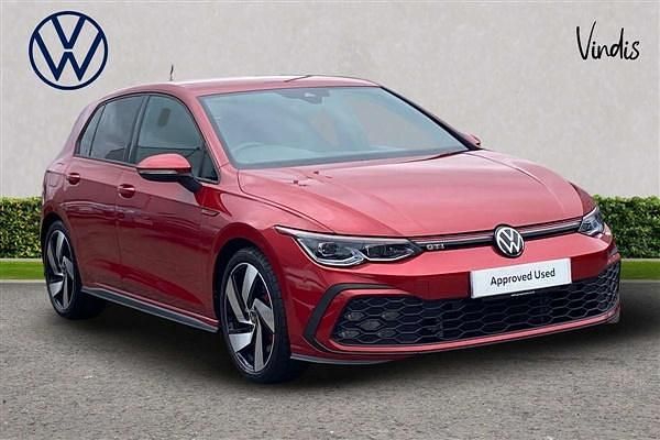 Red Used 2022 VW Golf VIII GTI Hatchback | £28,401 (Fair price) - Image 1/3