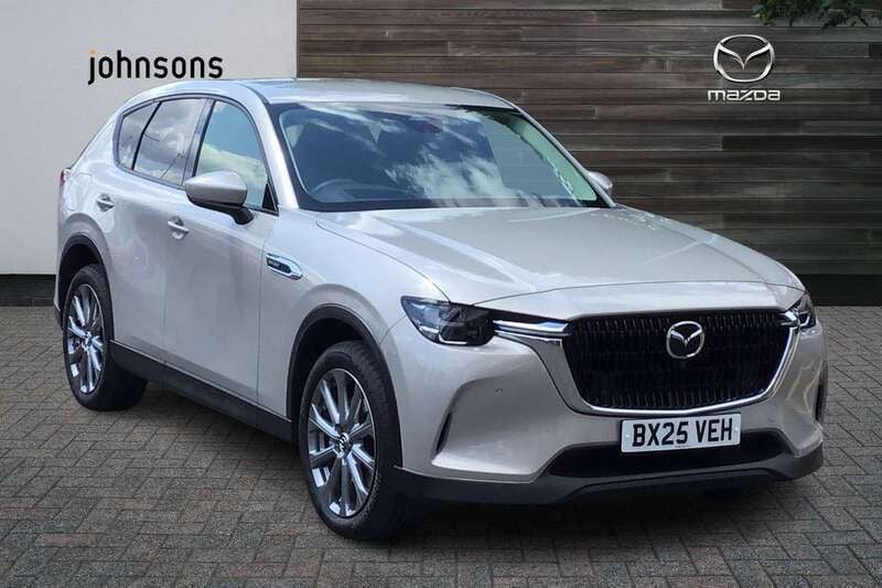 Silver Used 2025 Mazda CX-60 Exclusive-Line SUV | £35,475 (Fair price) - Image 1/4