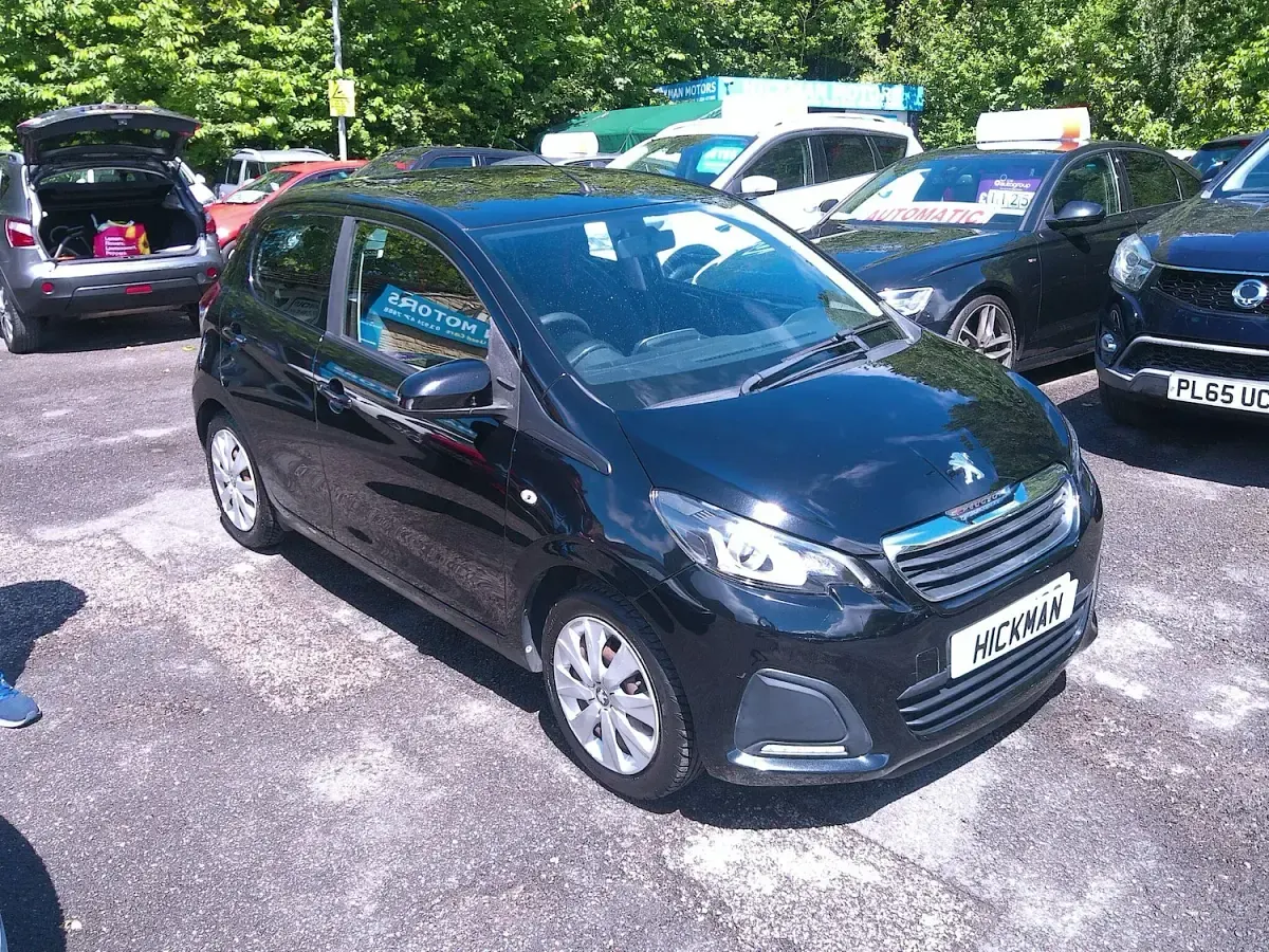 Used Peugeot 108 Active 68 HP (50 kW) 2016 Black Hatchback