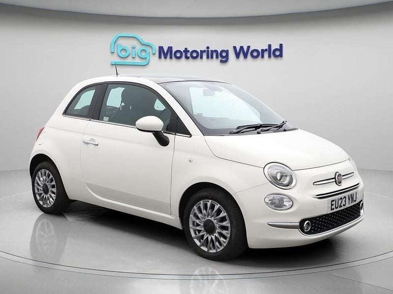 White Used 2023 Fiat 500 S Hatchback | £8,100 (Good price) - Image 1/4