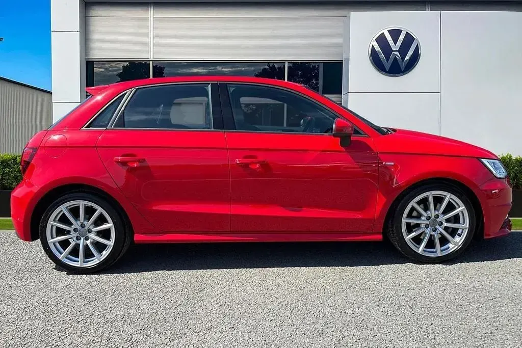 Used Audi A1 S-Line 150 HP (110 kW) 2017 Red Hatchback