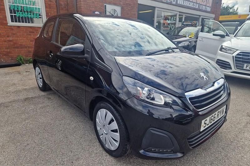 Black Used 2016 Peugeot 108 Active Hatchback | £4,695 (Fair price) - Image 1/1