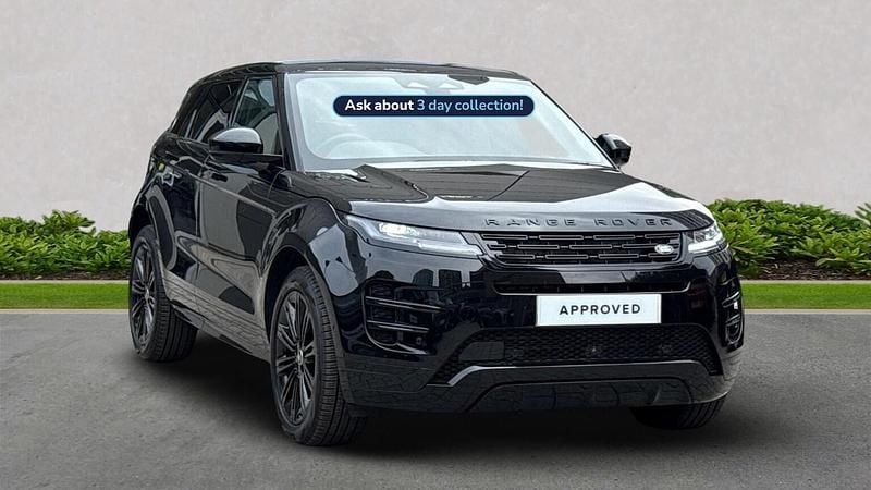 Black Used 2025 Land Rover Range Rover evoque Estate | £44,182 - Image 1/4