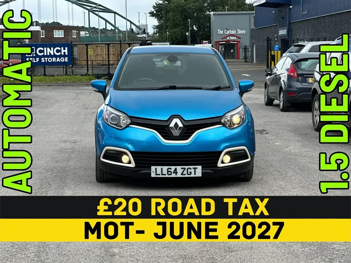 Used Renault Captur Dynamique 90 HP (66 kW) 2014 Blue SUV